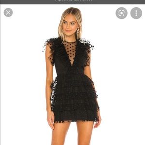 Majorelle Janey Mini Dress in Black